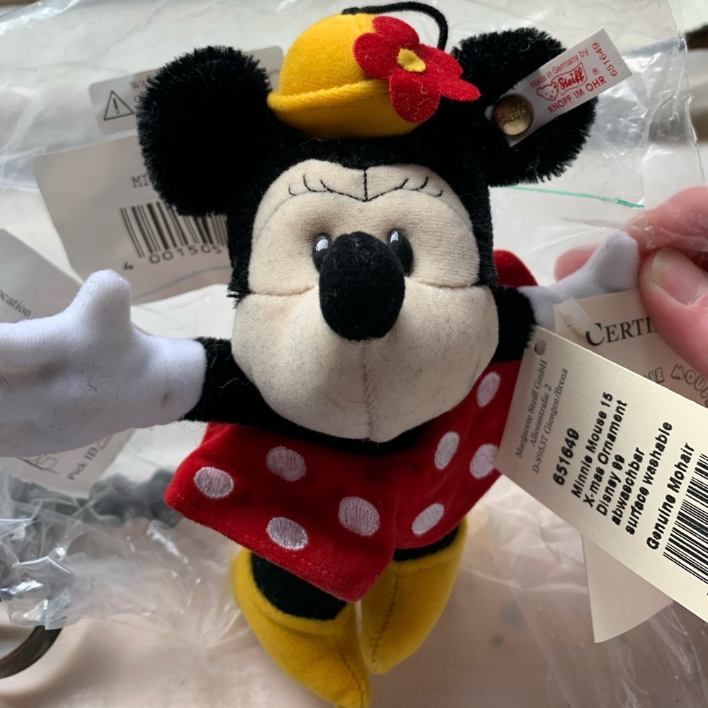Steiff Minnie and Mickey